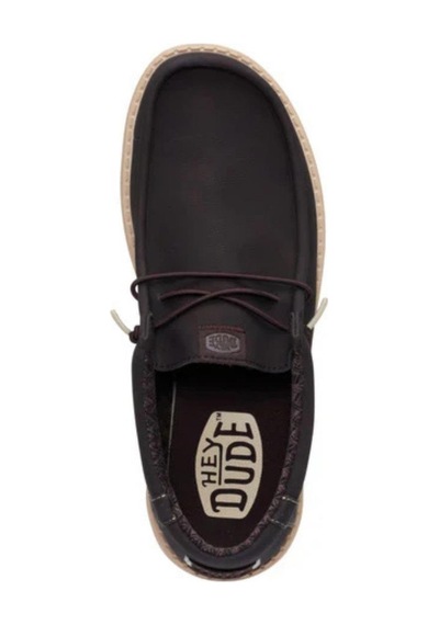 HEY DUDE Wally Classic Kahverengi Erkek Sneaker-11135 Kahverengi