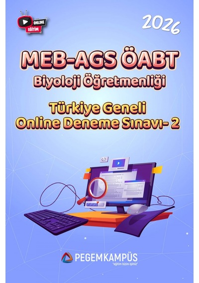 2026 Meb-ags Öabt Biyoloji Öğretmenliği Türkiye Geneli Online Deneme Sınavı-2