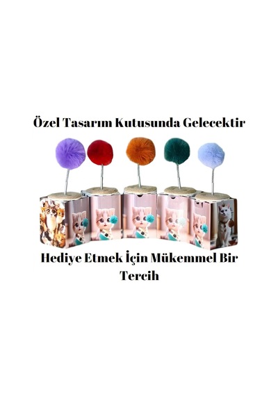 5 Özellikli İnteraktif Xl Kedi Oyuncağı Hacıyatmaz Tüylü Peluş Tırmalama İpi Zilli Top Tower Of Tracks