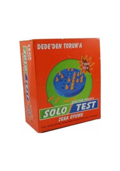 2 Adet Solo Test Zeka Oyunu