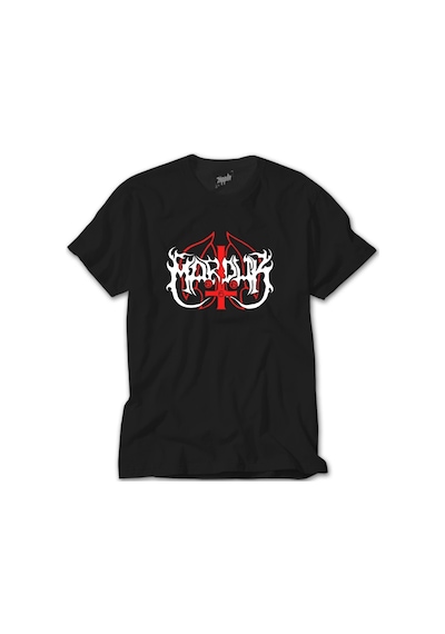 Marduk Logo Siyah Tişört Siyah