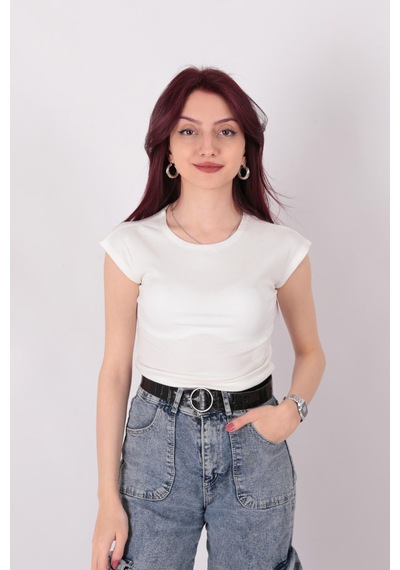 Busem S0015601 Kadın Bluz Ekru