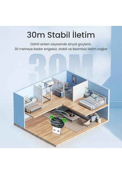 Lexroo Ub504 Bluetooth 5.4 Adaptör Mini Usb Dongle