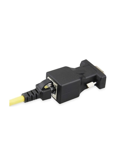 Rs232 To Rj45 9 Pin Ethernet Adaptör Ekleme Ek Uzatıcı Extender Çevirici Dönüştürücü 30m