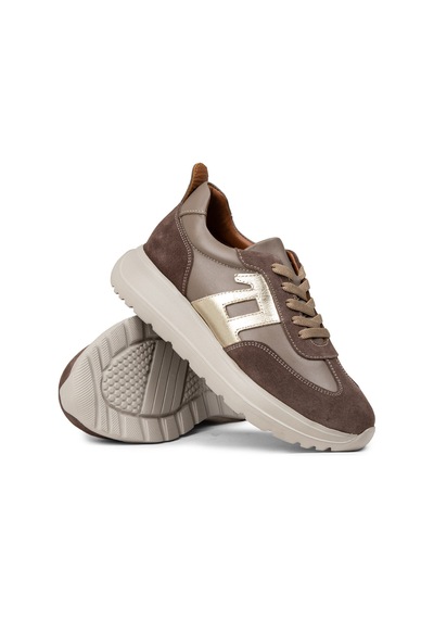 Deery Kadın Hakiki Deri Vizon Renk Sneaker Ayakkabı - M0510zvzne01 Vizon