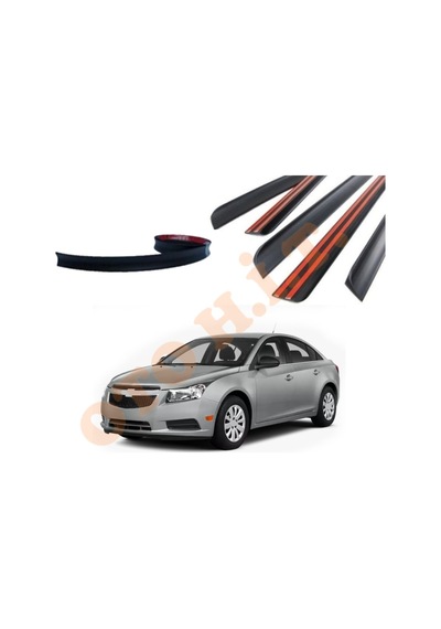 Chevrolet Cruze Uyumlu Bagaj Üstü Spoiler Mat Siyah