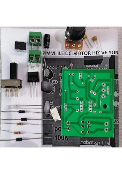 Dc Motor Hız Ve Yön Kontrol Devresi