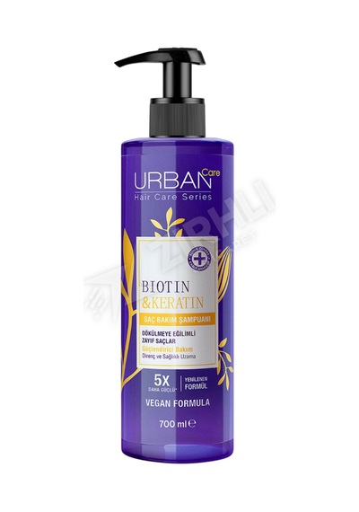 4 Adet Urban Care Biotin & Keratin Şeffaf Şampan 700 Ml