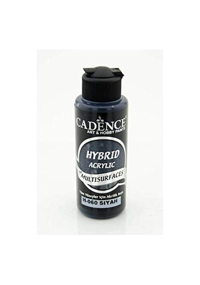 Siyah Multisurface Boya 120 Ml, Standart 0,15 L