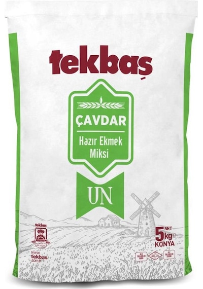 Tekbaş Un Çavdar Hazır Ekmek Miksi 5 KG