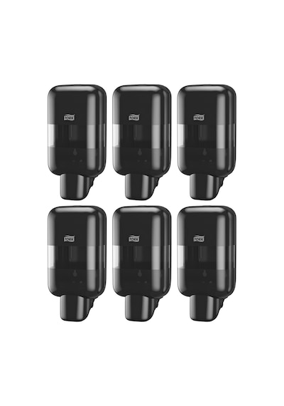 Tork Mini Sıvı Sabun, Köpük Sabun Ve Dezenfektan Dispenseri Siyah S5 Manuel Duvar Tipi 565208 X 6 Adet
