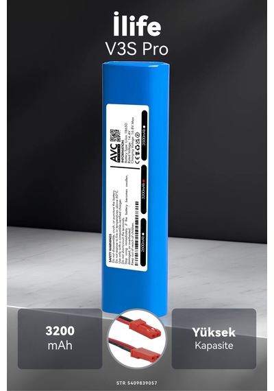 İlife V3s Pro 3200mah Robot Süpürge Bataryası D.k