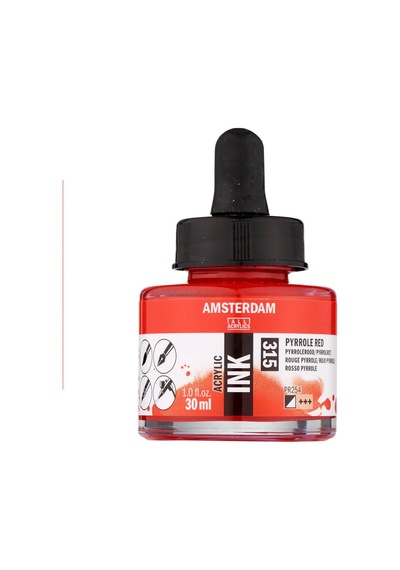 Amsterdam Akrilik Mürekkep 30 Ml Pyrrole Red 315 Diğer