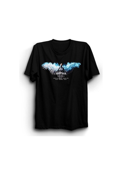 Stoned&Fame Dj Anyma Baskılı Unisex T-shirt - Tarzınızı Müzikle Yansıtın SIYAH Siyah