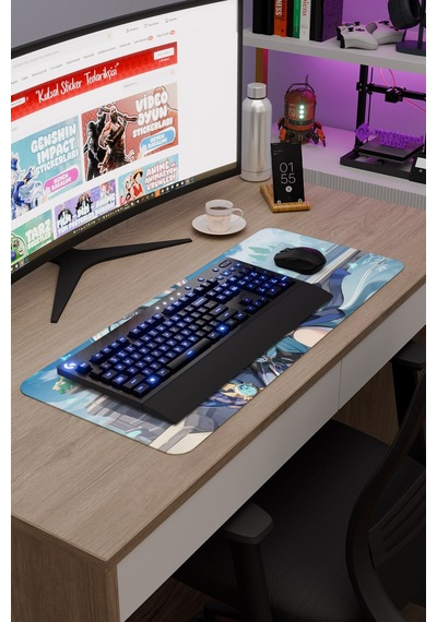 Eula Genshin Impact Anime Gacha V2 - 70x30 Xl Gaming Mouse Pad Fare Altlığı