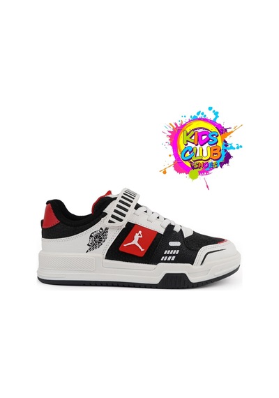 Cool King Jorans Sneaker Ortopedik Taban Unisex Çocuk Spor Ayakkabı Kırmızı