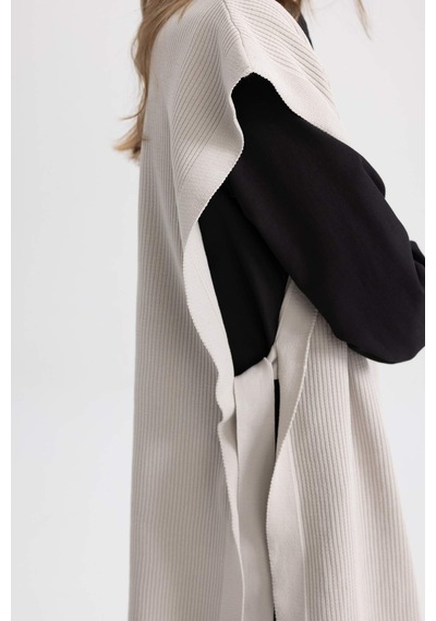 Defacto Regular Fit Süveter Y1323AZ23AUGR445 Gri