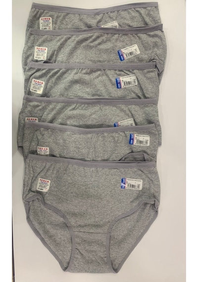 Seher Kadın 12'li Paket Yıldızı Bato Karışık Renk Gri