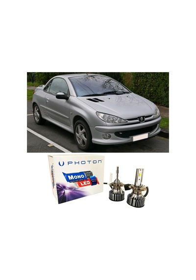 Peugeot 206 Cc Uzun Far Ampulü H1 Mono Yeni Seri Beyaz 2000-2007