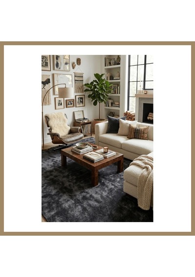 Kahveci.store Youdayhomecollection Poly Peluş Halı Model Oturma Odası Halısı Ebat: 120x500 22 Çok Renkli