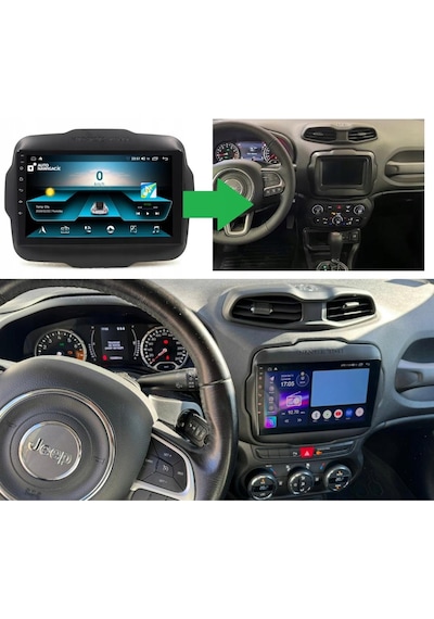 Jeep Renegade Android Multimedya Sistemi 2-32 Myway 2014-2019 9"