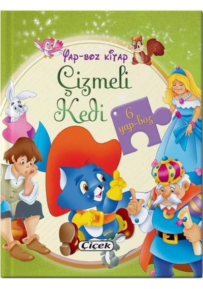 Yap-Boz Kitap - Çizmeli Kedi- Çiçek Yayıncılık