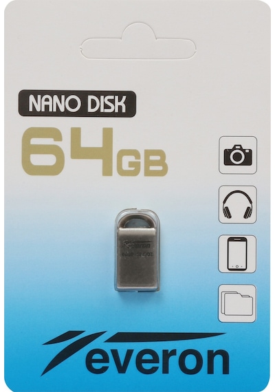 Everon 64 GB USB 2.0 Metal Flash Bellek