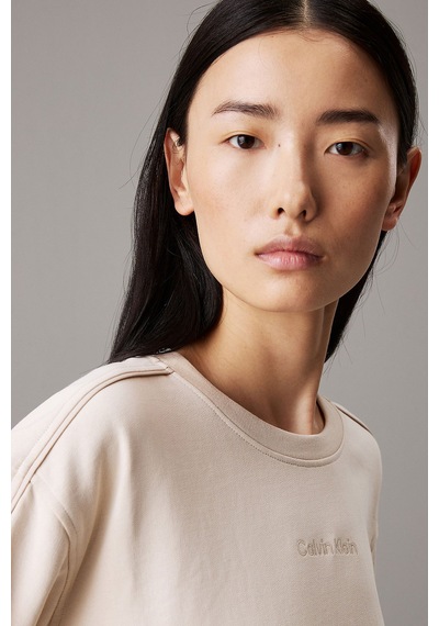Calvin Klein Kadın Sweat Bej