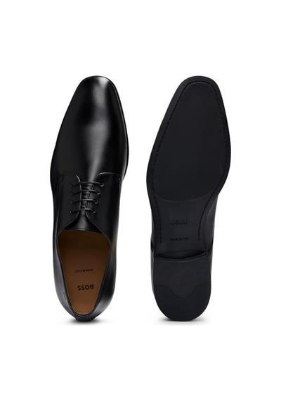 Boss Mens Kensington Derb Rubber Made İn Italy 50385015 Siyah Siyah