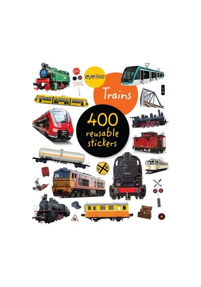 Eyelike Stickers Trains 9781523511273