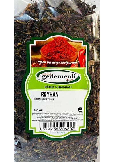 Gedemenli Reyhan 100 G