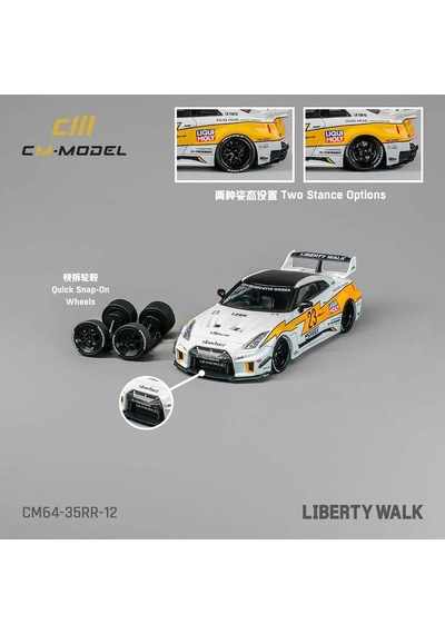 Cm Model 164 Nissan 35gt-r Lb Silhouette Works Gt Cm64-35rr-12