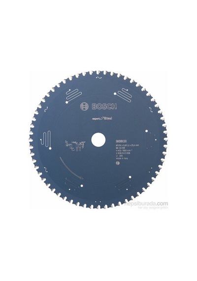 Bosch Expert For Steel 254x25.40 mm 60 Diş Daire Testere Bıçağı - 2608643059