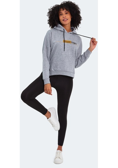 Slazenger Magnet Kadın Sweatshirt Gri St22Wk030-200 Gri