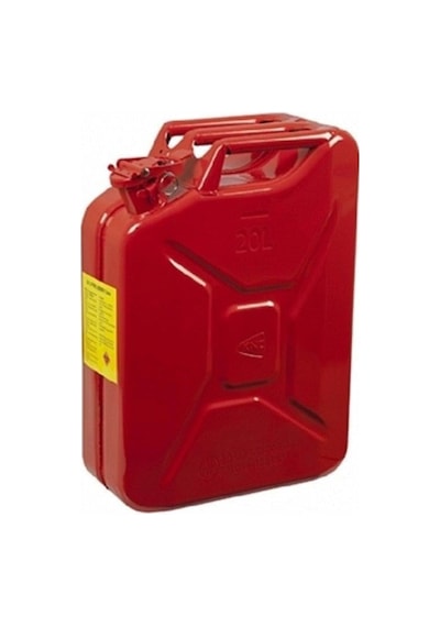 Knc Kırmızı Metal Yakıt Bidonu 20 Litre