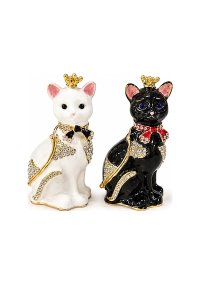 Taşlı Kedi Figürü Biblo