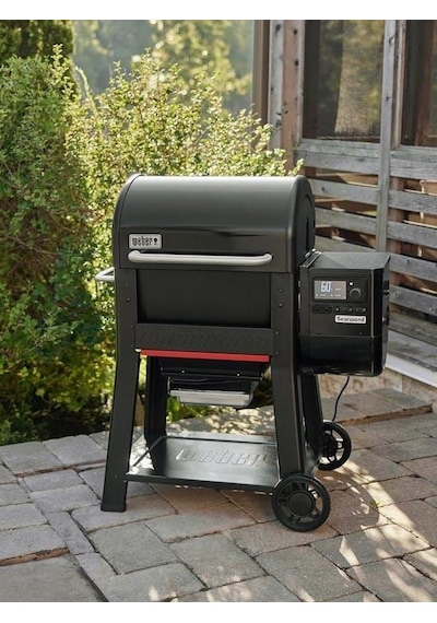 Weber 1500132 Searwood Xl 600 Akıllı Wood Pellet Izgara Wi Fi/bluetooth & Directflame-195 Siyah