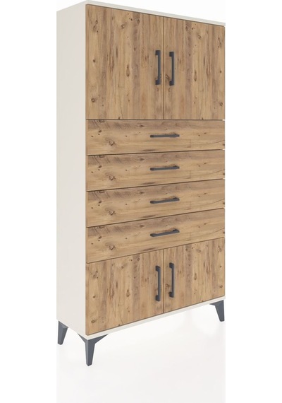 Arges Dolap 2 Raflı 4 Çekmeceli 4 Kapaklı 88x30x163 Aytaşı-çam Aytaşı Arges Dolap 2 Raflı 4 Çekmeceli 4 Kapaklı 88x30x163 Aytaşı-çam Aytaşı