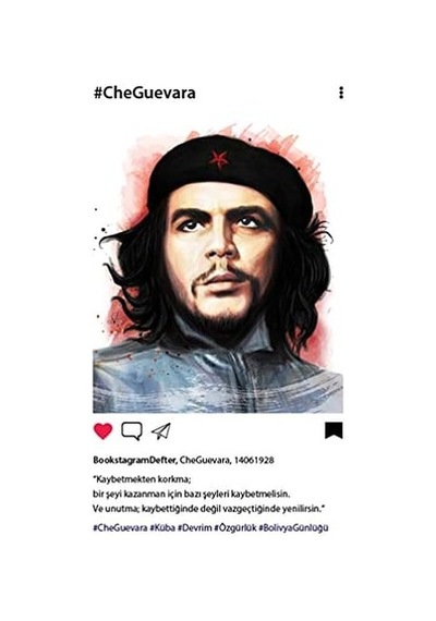 Che Guevara Bookstagram Defter Çok Renkli