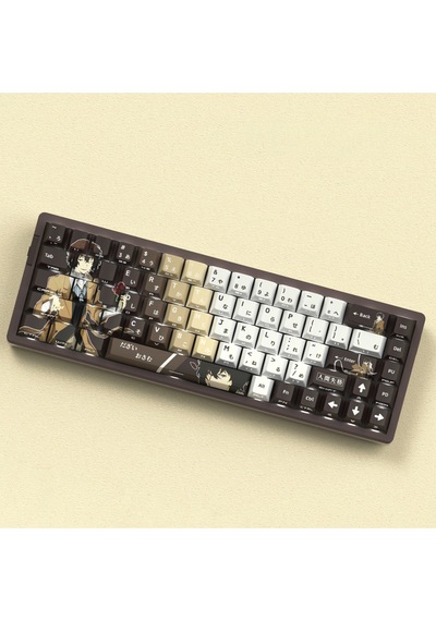 74 Tuş  Yan Baskılı Termal Süblimasyon Pbt Manyetik-mekanik Uyumlu Klavye Tuşları Klavye Keycaps