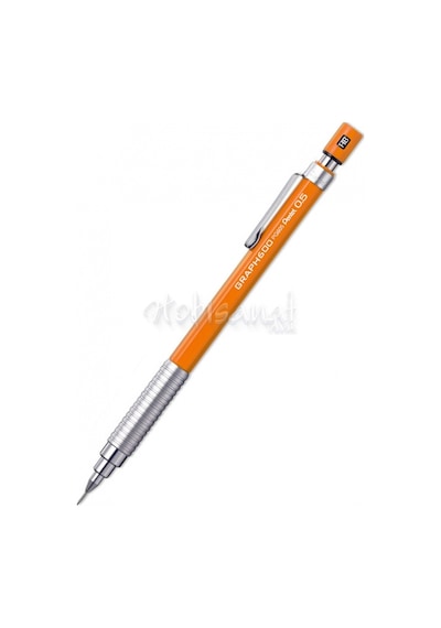 Pentel Graph 600 Teknik Çizim Versatil Kalem 0.5 Mm Turuncu