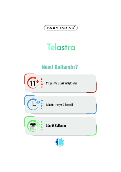 Tabvitamins Telastra 30 Kapsül