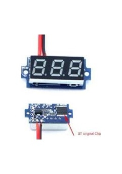 Gözelerelektronik-0.28" 3.5-30V İki Kablolu Dc Kırmızı Voltmetre