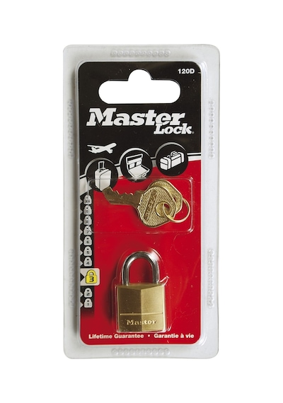 Master Lock 130eurd Prinç Anahtar Asma Kilit, Altın, 4,9 X 3 X 1,2 Cm