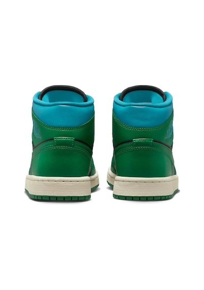 Nike Jordan Air 1 Mid Unisex Spor Ayakkabısı Bq6472-033 Yeşil-siyah Mavi Yeşil-siyah Mavi