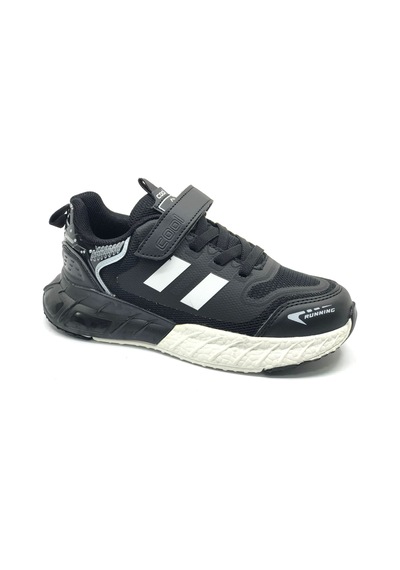 Cool Ukon Ortopedik Taban Unisex Çocuk Spor Ayakkabı Siyah