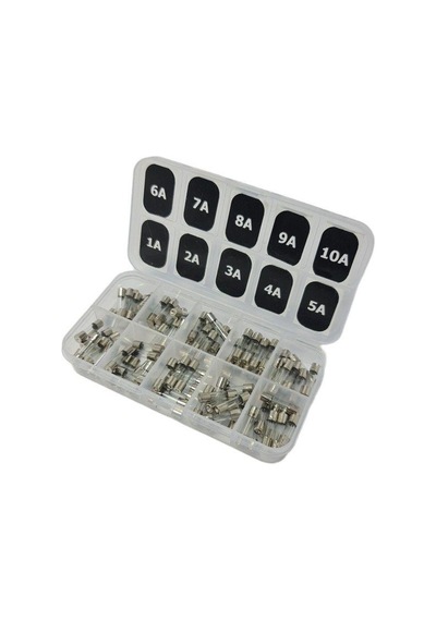 electroon 5x20mm 100Adet Küçük Cam Sigorta Paketi 1-2-3-4-5-6-7-8