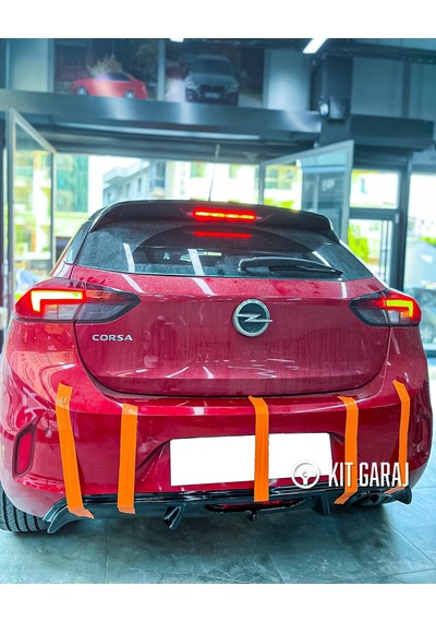 Opel Corsa Parlak Siyah Difüzör Plastik Boyalı
