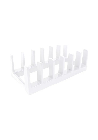 Tencere Kapağı Düzenleyici 6 Bölmeli Plastik 28 X 13 Beyaz Tr Diğer