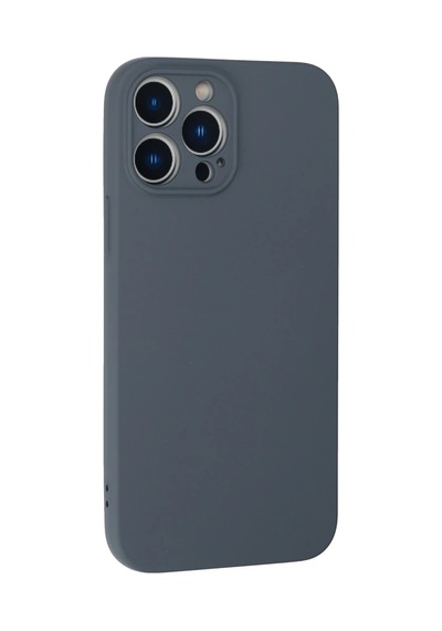 Apple Apple Uyumlu iPhone 13 Pro Kılıf Nano İçi Kadife Silikon - Gri 0.2M-Çok Renkli